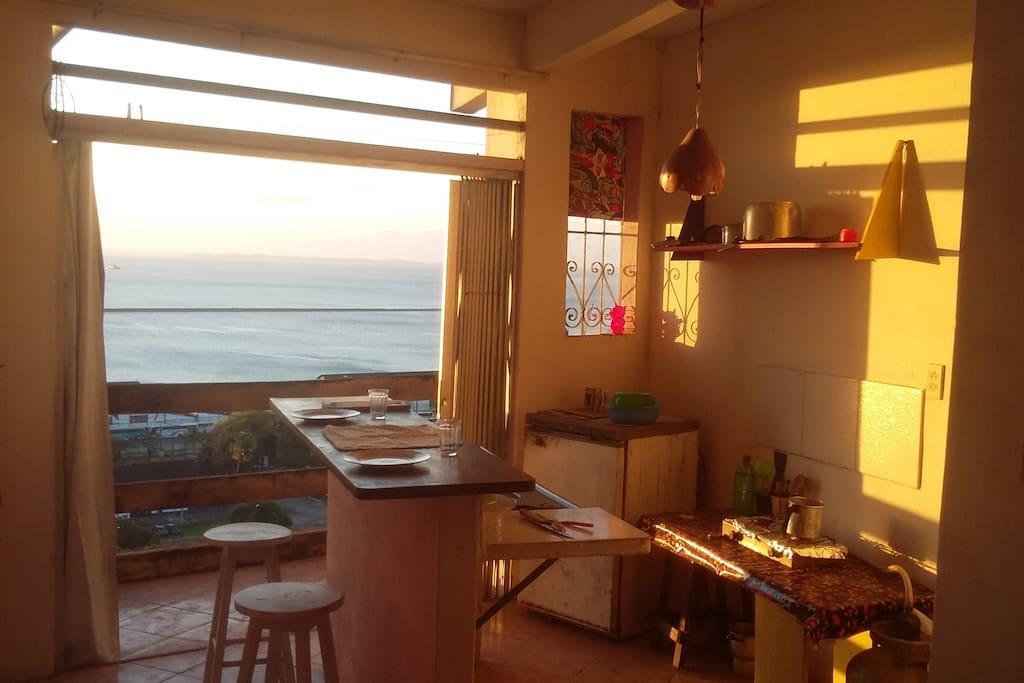 Apartamento Santo Antonio Vista Da Bahia Salvador de Bahía Habitación foto